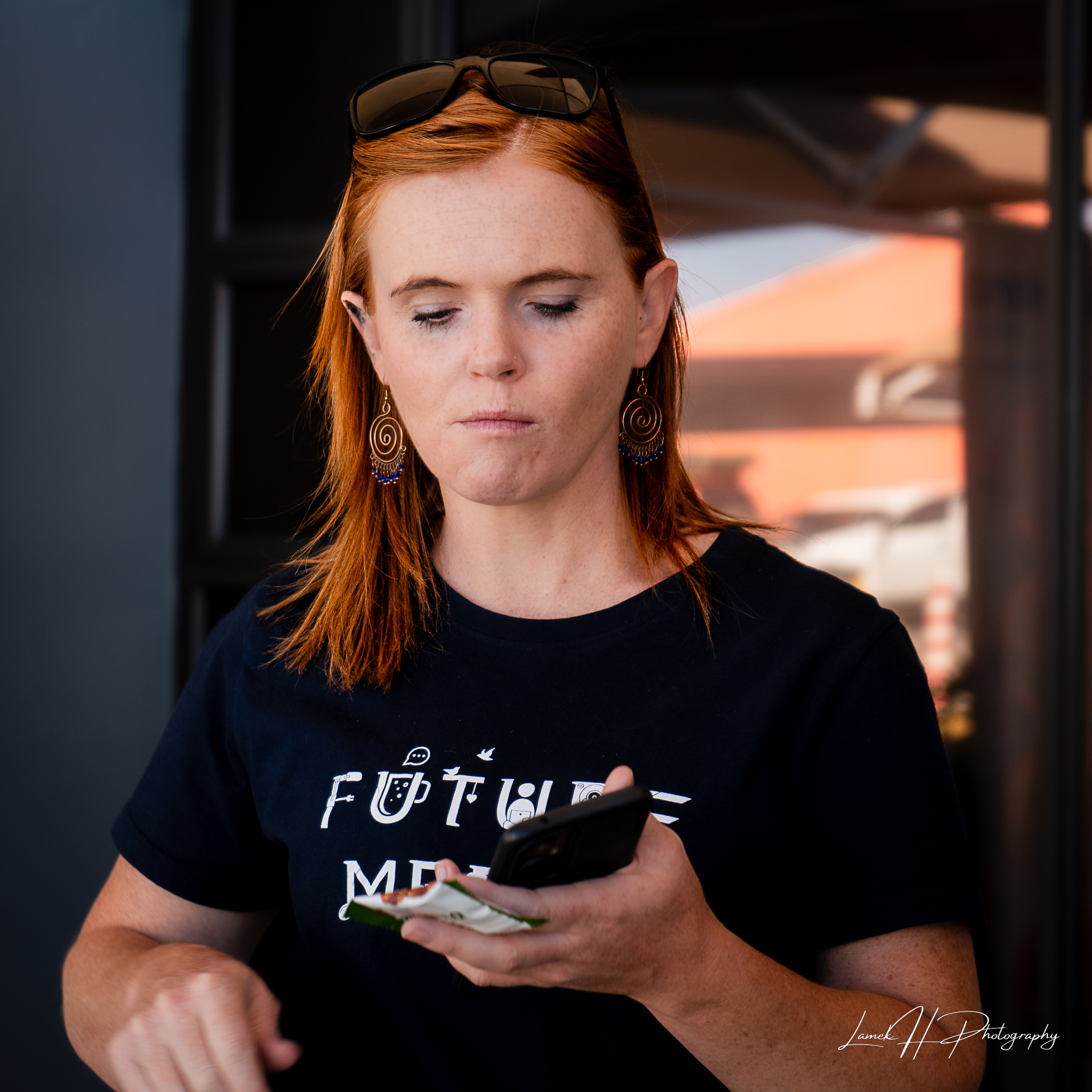 Candid portrait of a child laughing - Best Family Photography in Namibia
